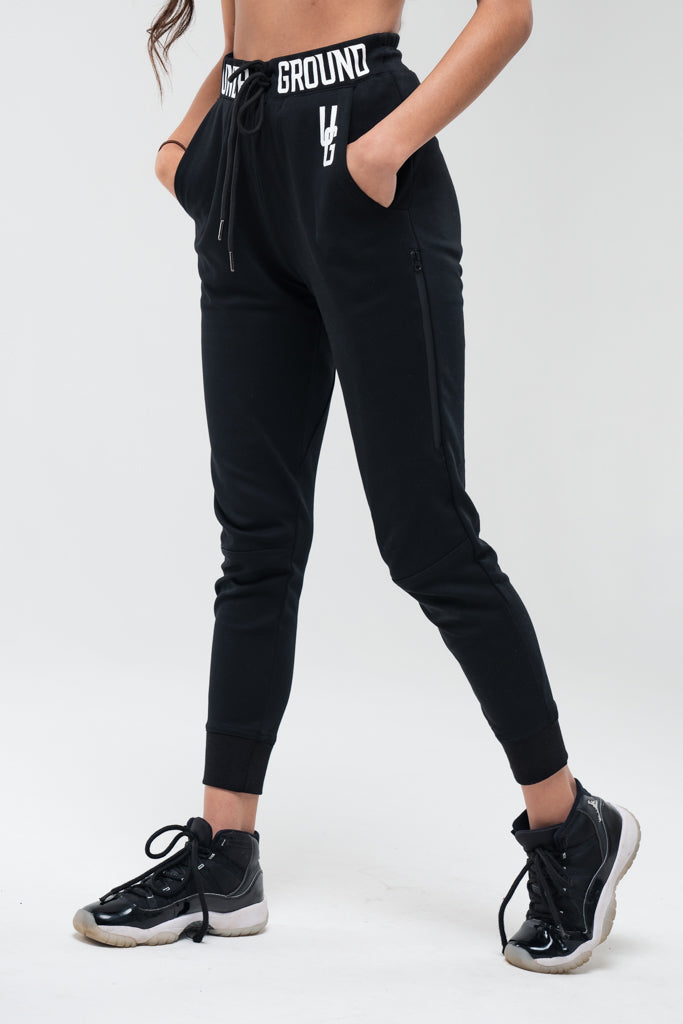 Women's Joggers Black/White