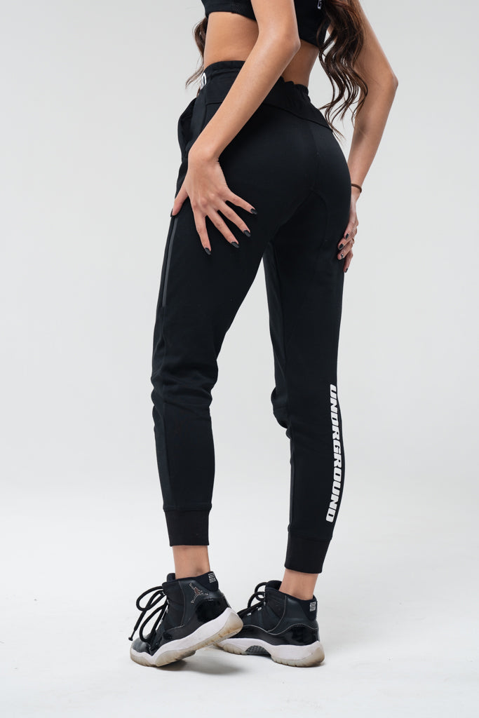 Women's Joggers Black/White