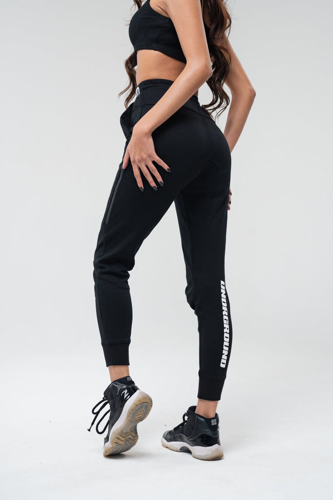 Women's Joggers Black/White