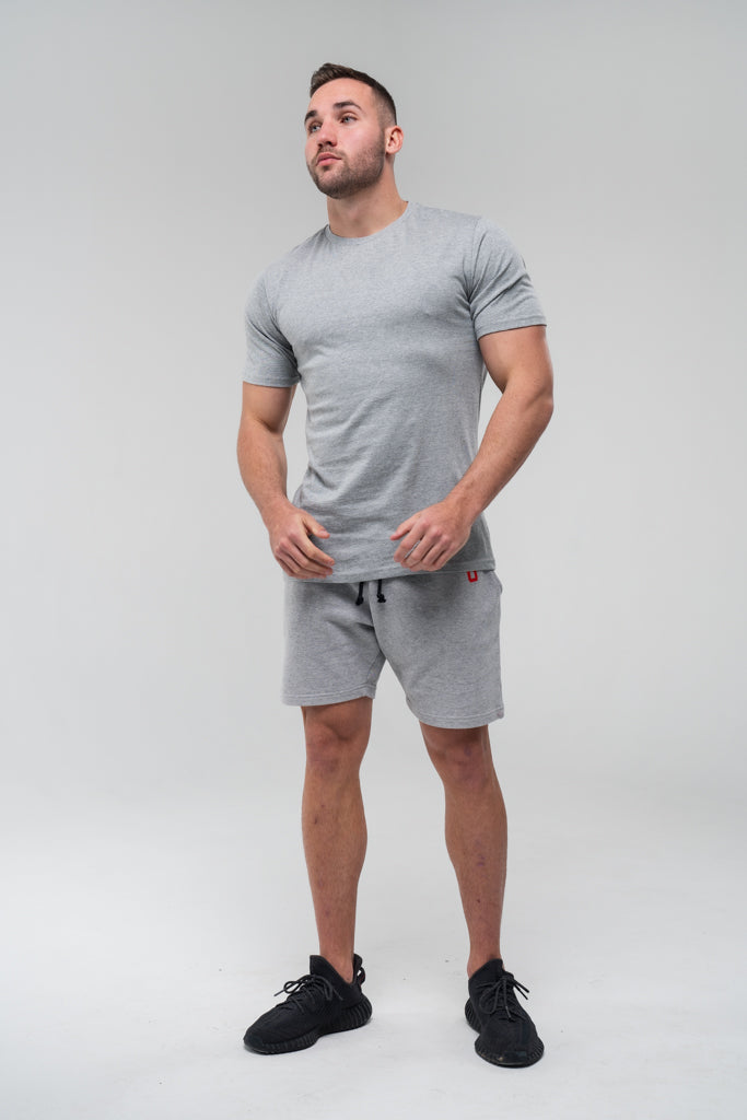 Cotton Shorts x Grey