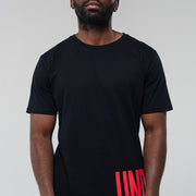 Straight Tee x Black/Red