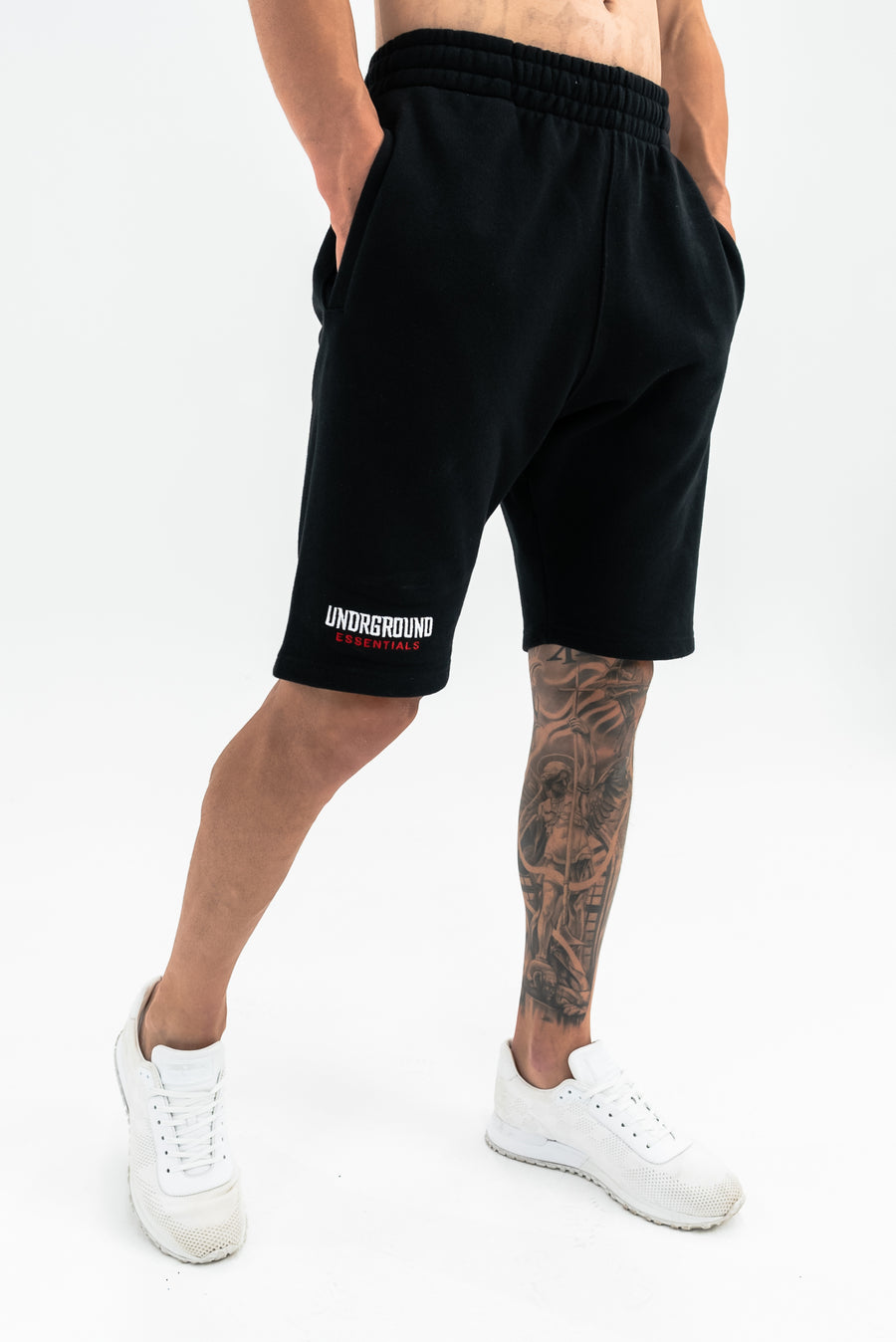 Men's Cotton Shorts x Black/Red