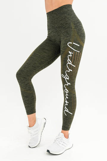 Booty Shaper Tights x Khaki